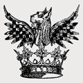 Coddington family crest, coat of arms