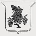Guion family crest, coat of arms