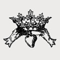 Cushing family crest, coat of arms