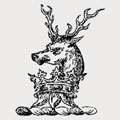 Reade family crest, coat of arms