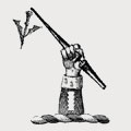 Dewar-Harrison family crest, coat of arms