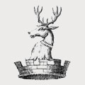 Oakes family crest, coat of arms