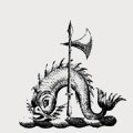 Hamilton-Davies family crest, coat of arms