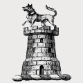 Glendyne family crest, coat of arms