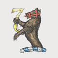 Juby family crest, coat of arms