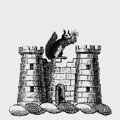 Hudson family crest, coat of arms