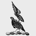 Clerke family crest, coat of arms