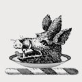 Edgcumbe family crest, coat of arms