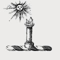 Hyndman family crest, coat of arms