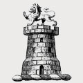 Castelyon family crest, coat of arms
