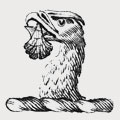 Wilmot family crest, coat of arms