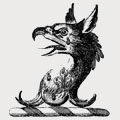 Wolcott family crest, coat of arms