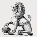 Kinge family crest, coat of arms