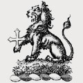 Dickins family crest, coat of arms