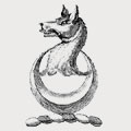 Isherwood family crest, coat of arms