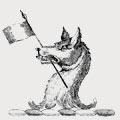 Baskerville family crest, coat of arms