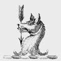 Baskerville family crest, coat of arms