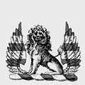 Catlin family crest, coat of arms