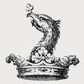 Hopwood family crest, coat of arms