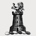 Burrish family crest, coat of arms
