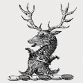 Mortoft family crest, coat of arms