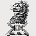 Hudson family crest, coat of arms