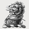 Wren family crest, coat of arms