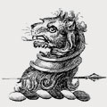 Wren family crest, coat of arms