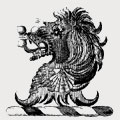 Riall family crest, coat of arms