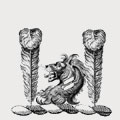 Guy family crest, coat of arms