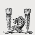 Guy family crest, coat of arms