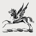 Bodyham family crest, coat of arms