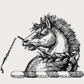 Gwinnett family crest, coat of arms