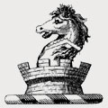 Hogge-Allen family crest, coat of arms