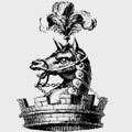 Evington family crest, coat of arms