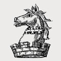 Horsenail family crest, coat of arms