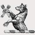 Beardoe family crest, coat of arms