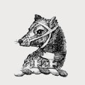 Jones-Barker family crest, coat of arms