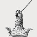 Langham family crest, coat of arms