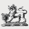 Minton-Senhouse family crest, coat of arms