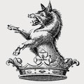 Swinburn family crest, coat of arms