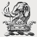 Davy family crest, coat of arms