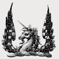 Cooke family crest, coat of arms