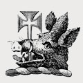 Beckett family crest, coat of arms