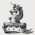 Trenance family crest, coat of arms