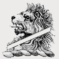 Milbanke-Huskisson family crest, coat of arms