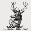 Loggan family crest, coat of arms