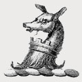 Collet family crest, coat of arms