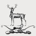 Cox family crest, coat of arms