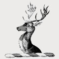 Cureton family crest, coat of arms